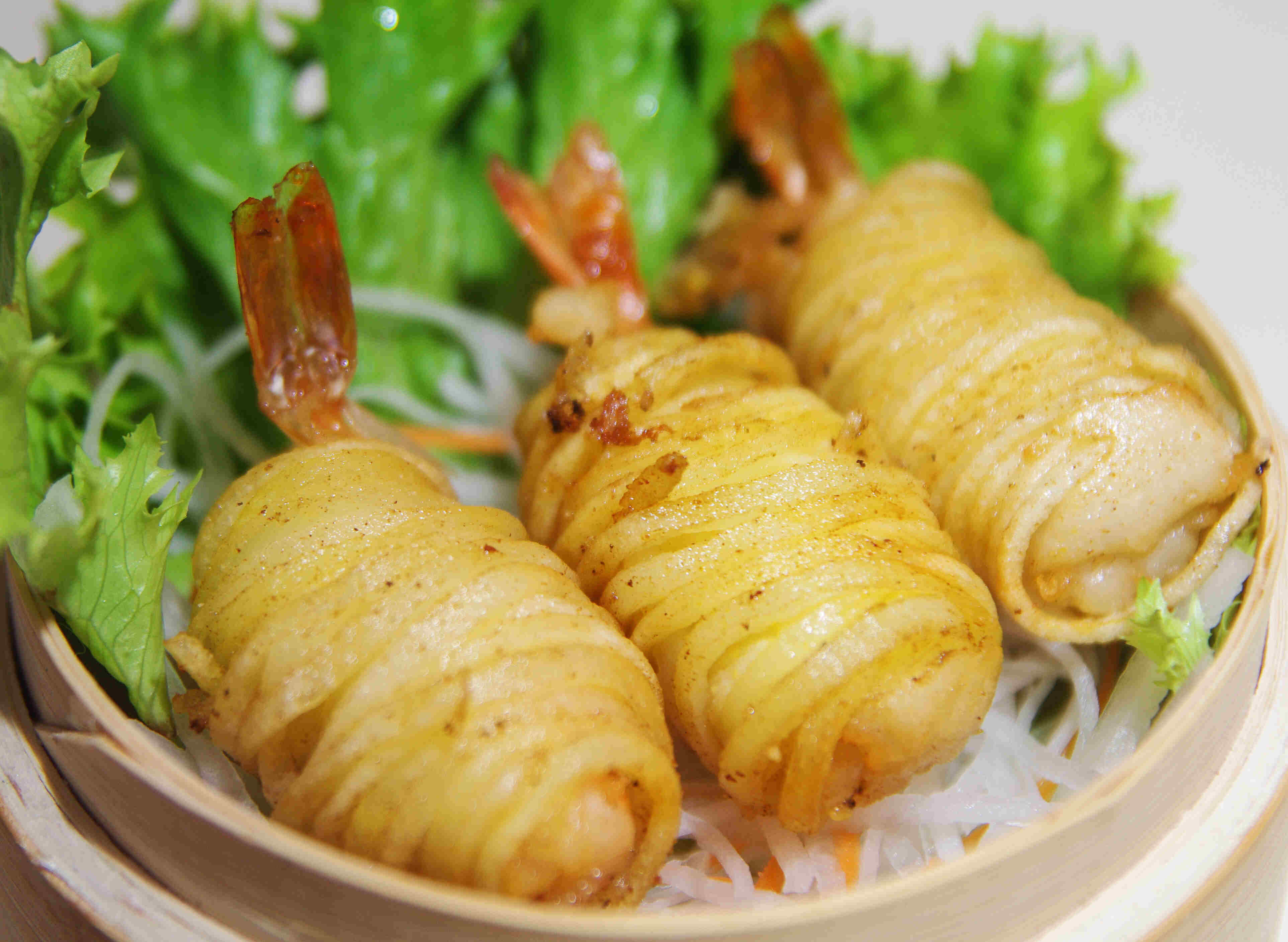 DEEP FRIED PRAWNS (3 Stk.)